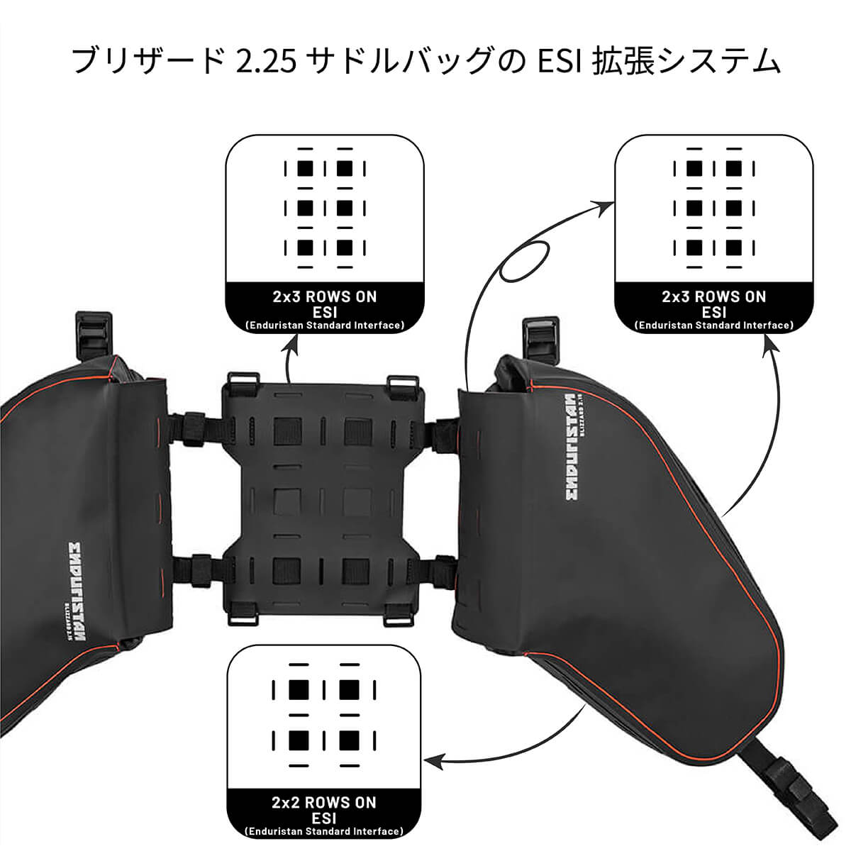 【防水】ブリザード 2.25 サドルバッグ