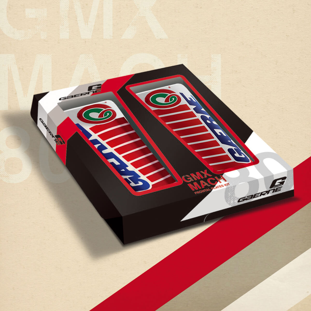 GMX MACH80 フロントプレート ストライプ